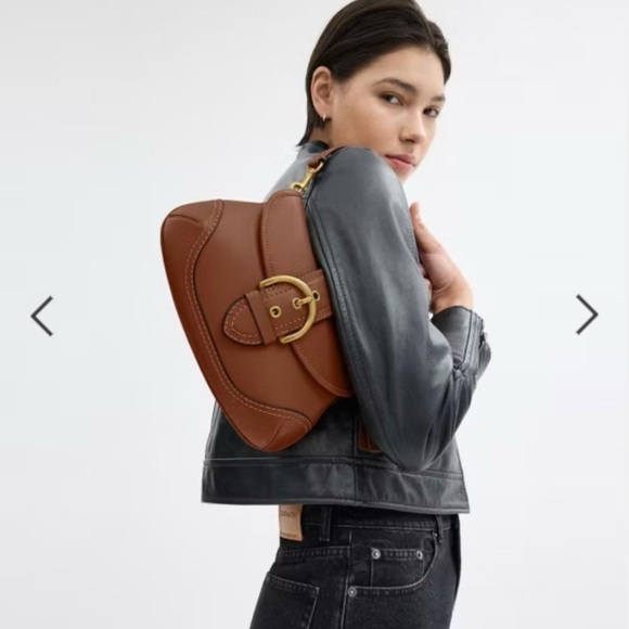 Coach ✨2xHP✨ NWT Soho Bag Saddle CR699 - Picture 3 of 16